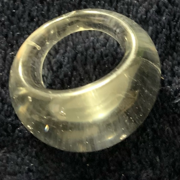 Woman’s acrylic dome ring and bracelet. NWNT. Size 7.5 ring approximate - Picture 6 of 12